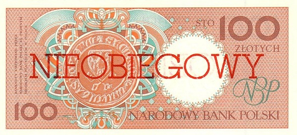100 Złotych POL Banknote (PRL Period (People’s Republic of Poland)) 1990 (reverse)
