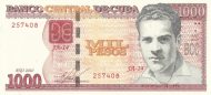 1000 Cuban Pesos Banknote (Julio Antonio Mella)