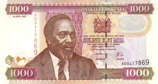 1000 Kenyan Shillings Banknote (2003)