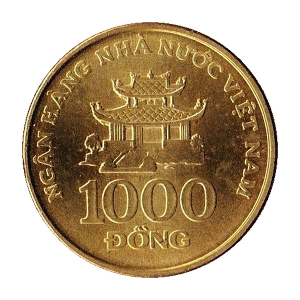 1000 Đồng coin (Bát Tràng Pagoda) (reverse)