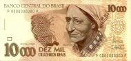 10000 Brazilian Cruzeiros Reais Banknote (Rendeira)