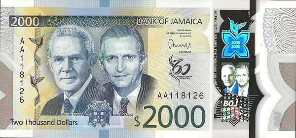 2.000 Dollars JAM Banknote (Commemorative Issue) 2022