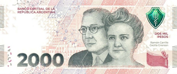 2.000 Pesos ARG Banknote (Standard Issue) 2023