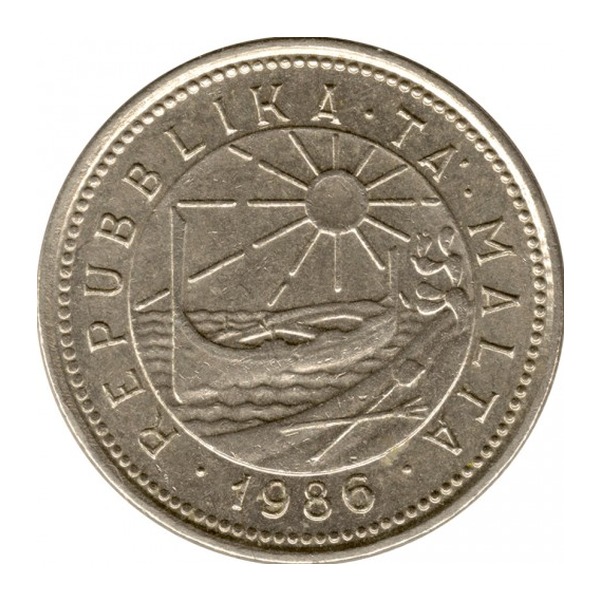 2 cents coin Malta