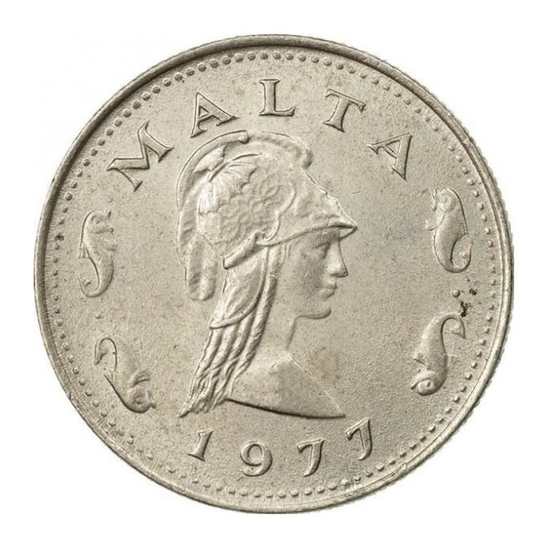 2 cents coin Malta (Penthesilea)