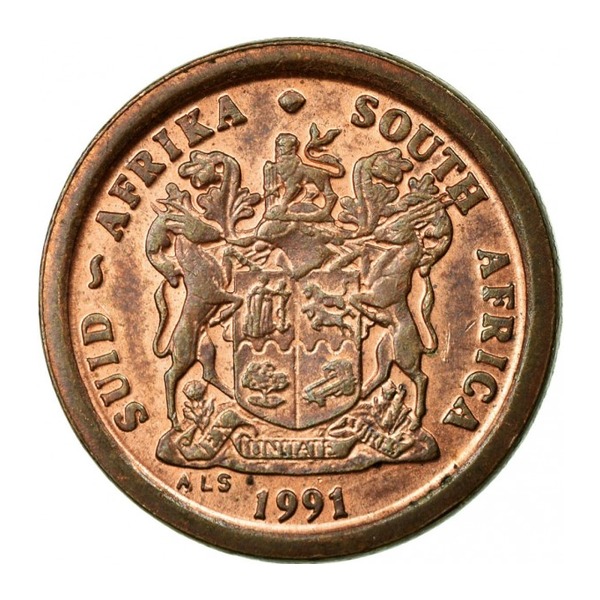 2 cents coin South Africa
