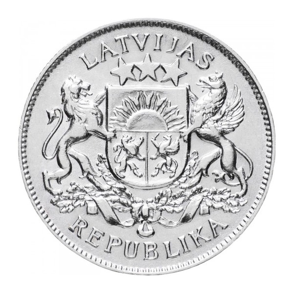 2 Lati coin Latvia