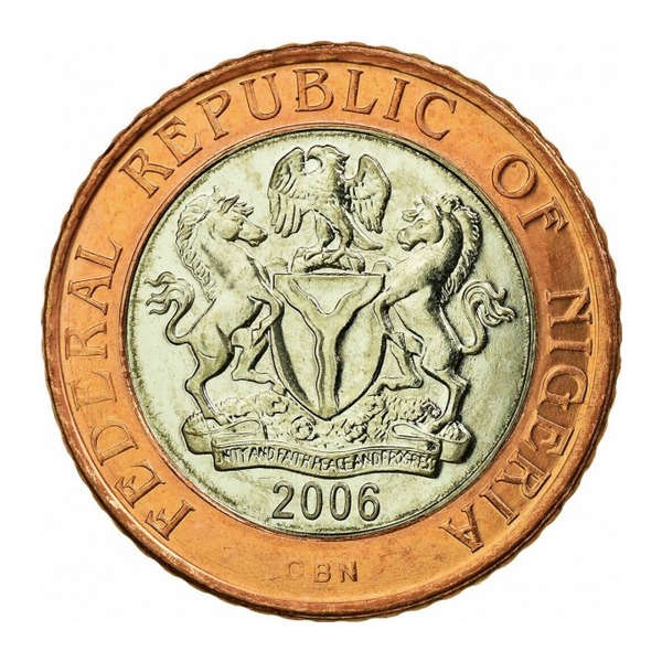 2 Nigerian Naira coin