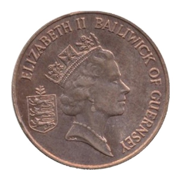 2 Pence coin Guernsey
