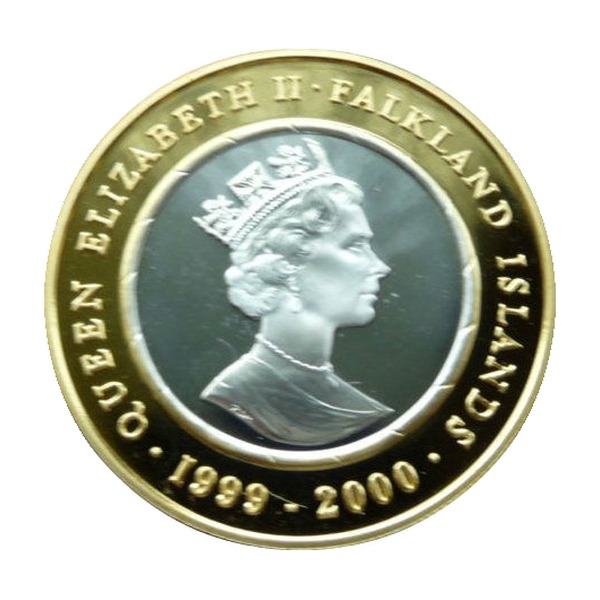 2 pounds coin Falkland Islands
