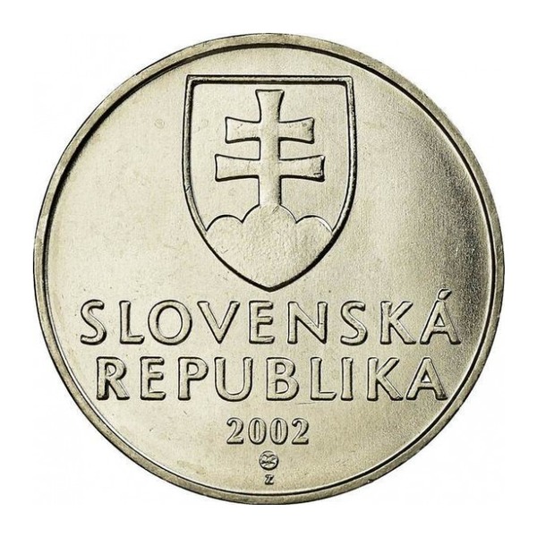 2 Slovak Koruna coin