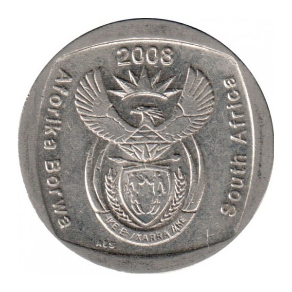 2 South African rand coin