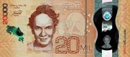 20,000 Costa Rican Colones polymer banknote (María Isabel Carvajal (Carmen Lyra))