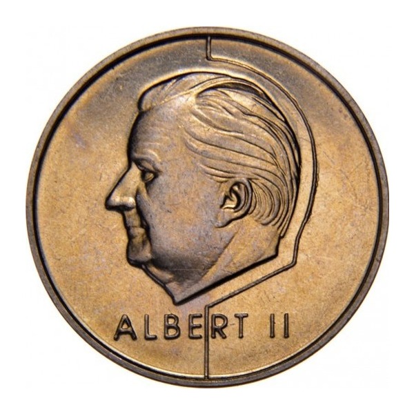 20 Belgian Francs coin (Baudouin)
