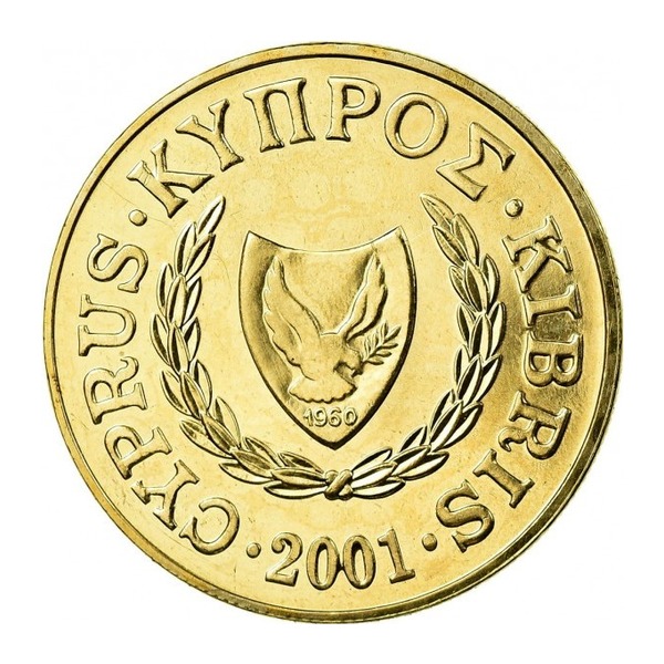 20 cents coin Cyprus (Zeno of Citium)