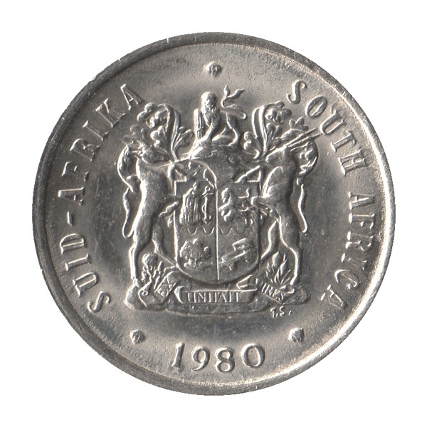 20 Cents coin (King Protea, 1970-1990)
