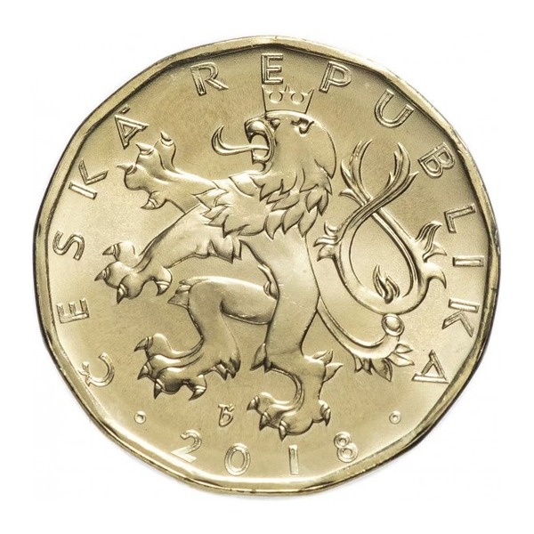 20 Czech Koruna coin