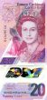 20 Dollars XCD Banknote (2019–2021 Polymer 'New Design' Issue) 2019