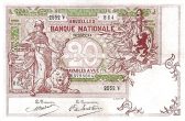 20 Francs / Franken BEF Banknote (Pre-World War I Issue) 1910-1920