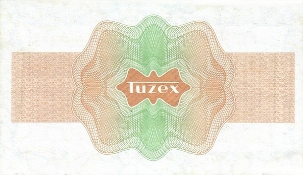 20 Korun Československých CSK Banknote (TUZEX Foreign Exchange Certificate) 1990 (reverse)