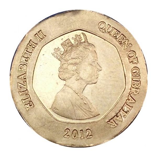20 Pence coin Gibraltar