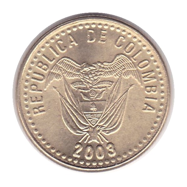 20 Pesos coin Colombia (laurel wreath)