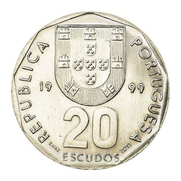 20 Portuguese Escudos coin