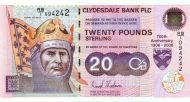 20 Pounds Sterling GBR Banknote (Clydesdale Bank Issue) 2006