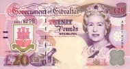 20 Pounds Sterling GIB Banknote (2006 Issue) 2006