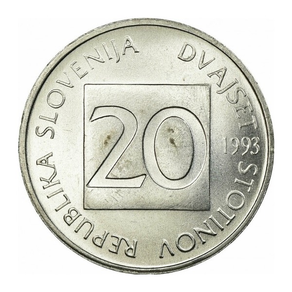 20 Stotinov coin Slovenia