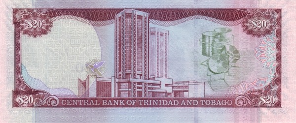 20 Trinidad And Tobago Dollar Paper Banknote (2006) (reverse)