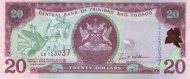 20 Trinidad And Tobago Dollar Paper Banknote (2006)