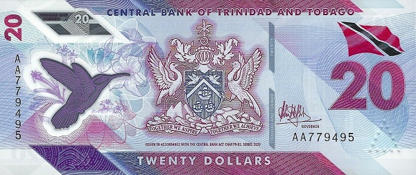 20 Trinidad And Tobago Dollars Banknote