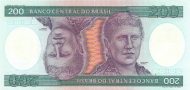 200 Brazilian Cruzeiros Banknote (Princesa Isabel)