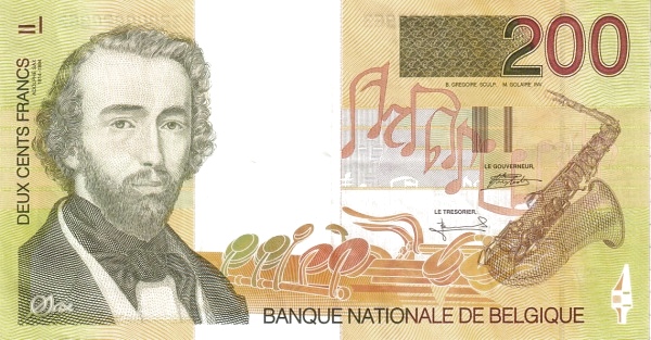 200 Francs / Frank / Franken BEF Banknote (World War II Issue) 1995