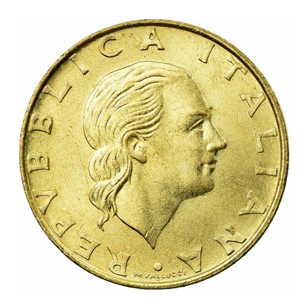 200 Italian Lire coin