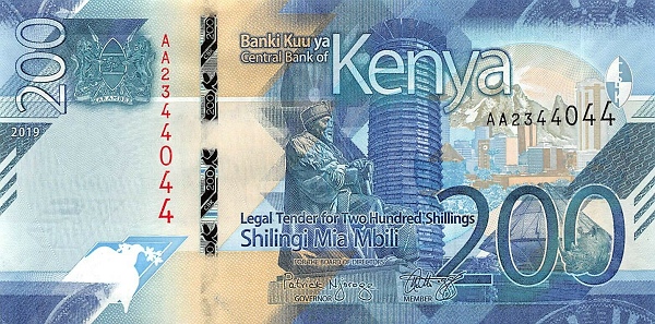 200 Kenyan Shillings Banknote (Kenyas Social And Health Services 2019)