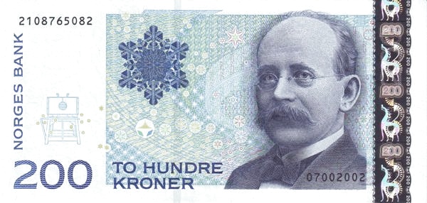 200 Kroner NOR Banknote (Early Krone System (Pre-WWII)) 2002-2014