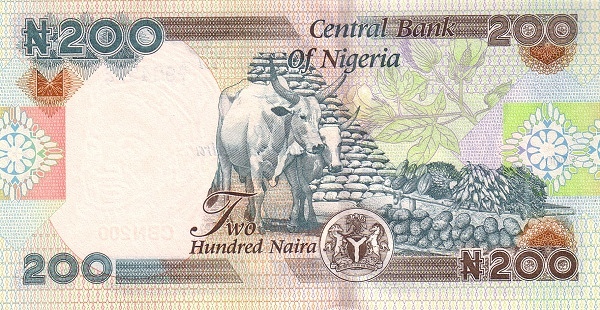 200 Nigerian Naira Banknote (Ahmadu Bello) (reverse)