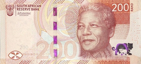 200 South African Rand Leopards Banknote