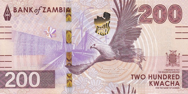 200 Zambian Kwacha Banknote (Rhinoceroses)