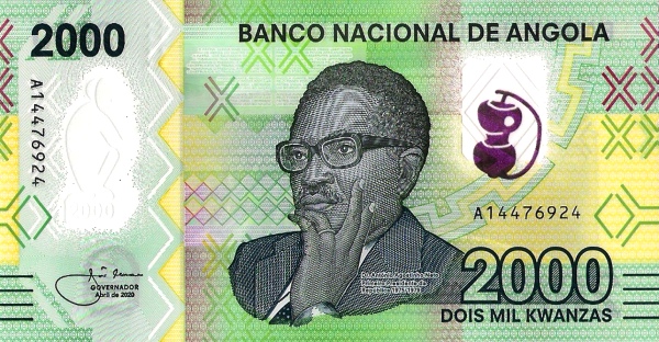 2000 Angolan Kwanza Banknote (Serra Da Leba)