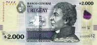2000 Uruguayan Peso Banknote (Damaso Antonio Larranaga)