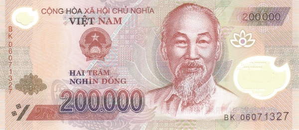 200000 Vietnamese Dong Banknote