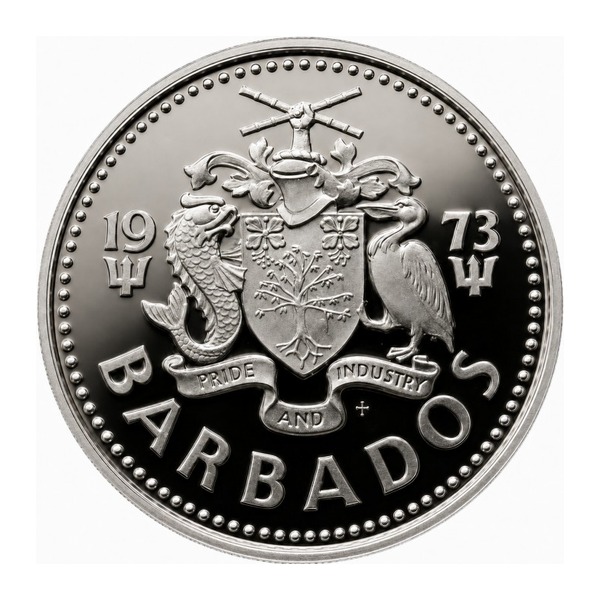 25 cents coin Barbados