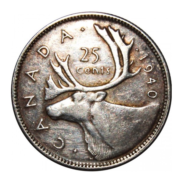 25 Cents coin Canada (quarter) (reverse)