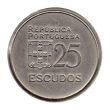 25 Portuguese Escudos coin