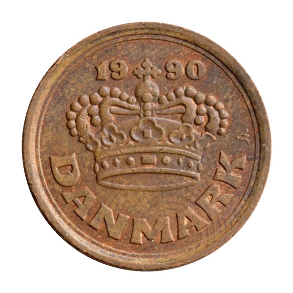 25 Øre coin (Crown of Christian V)