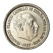 25 Spanish Pesetas coin