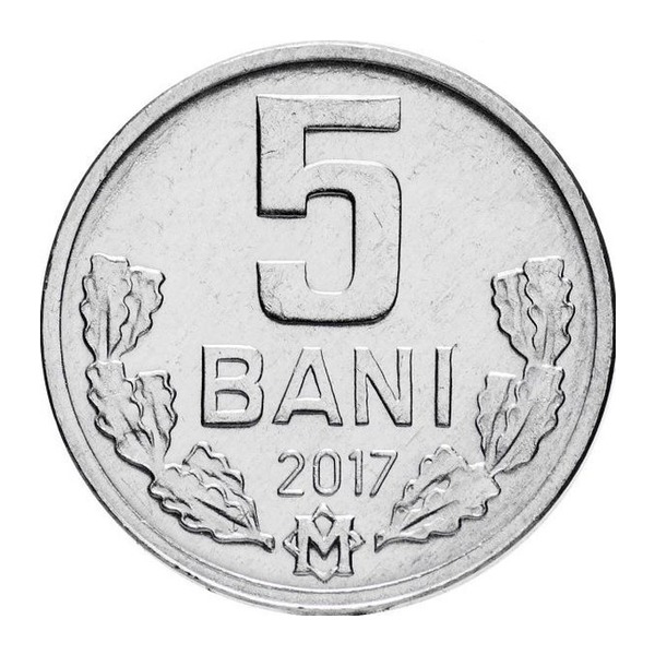 5 bani coin Moldova (reverse)